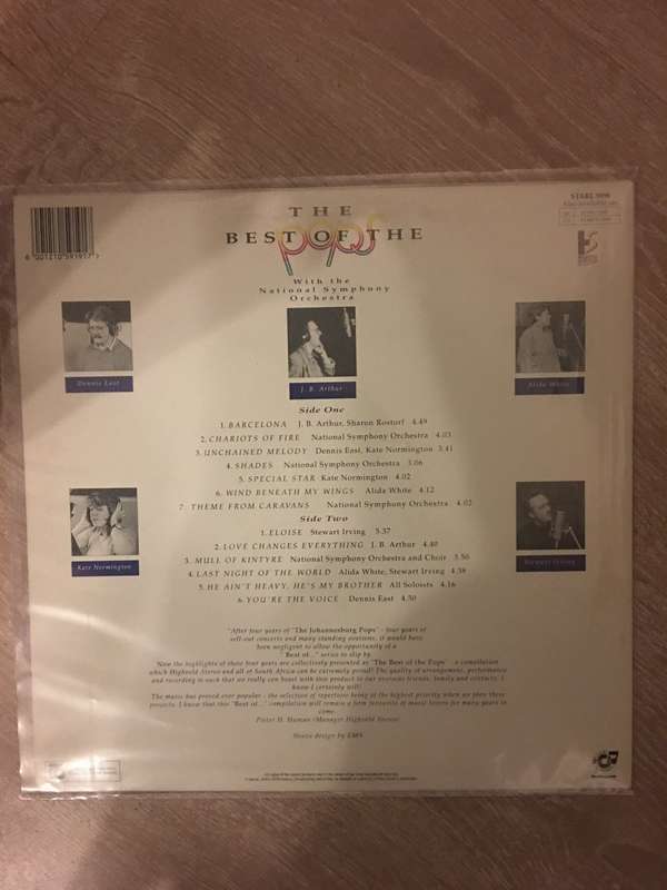 The Best of The Pops with The National Symphony Orchestra - Vinyl LP Record - Opened  - Very-Good...