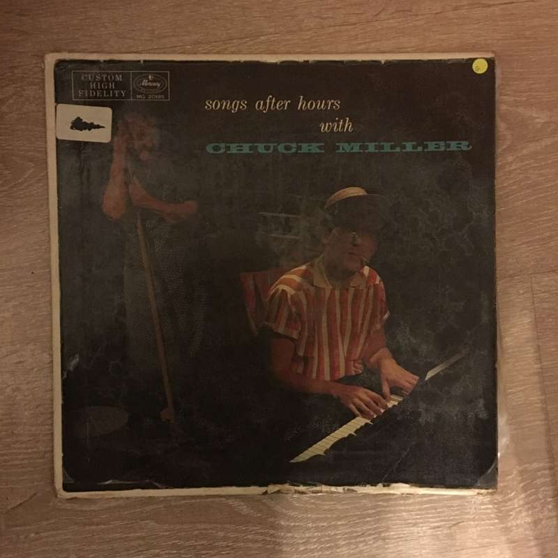 Songs After Hours With Chuck Miller -  Vinyl LP Record - Opened  - Good Quality (G)