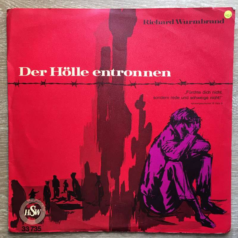 Richard Wurmbrand  Der Hölle Entronnen -  Vinyl LP Record - Very-Good+ Quality (VG+)