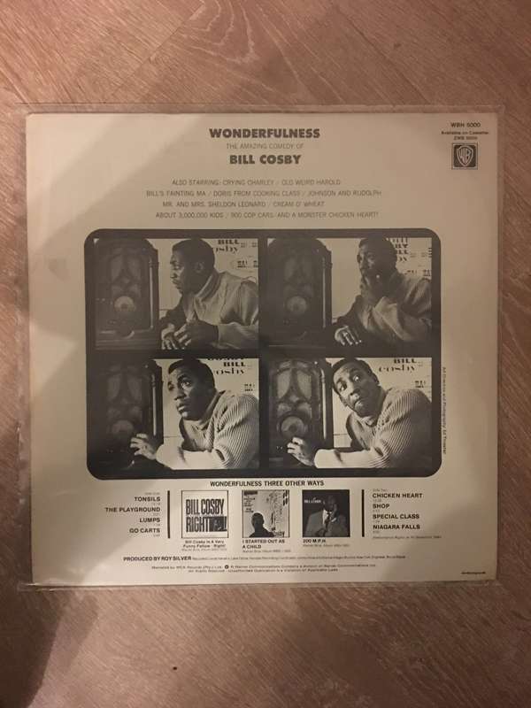 Bill Cosby  - Wonderfulness - Vinyl LP Record - Opened  - Very-Good+ Quality (VG+)