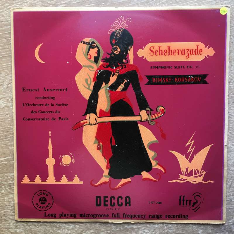 Rimsky-Korsakov, Ansermet, Paris Conservatoire Orchestra  Scheherazade -  Vinyl Record - Ve...