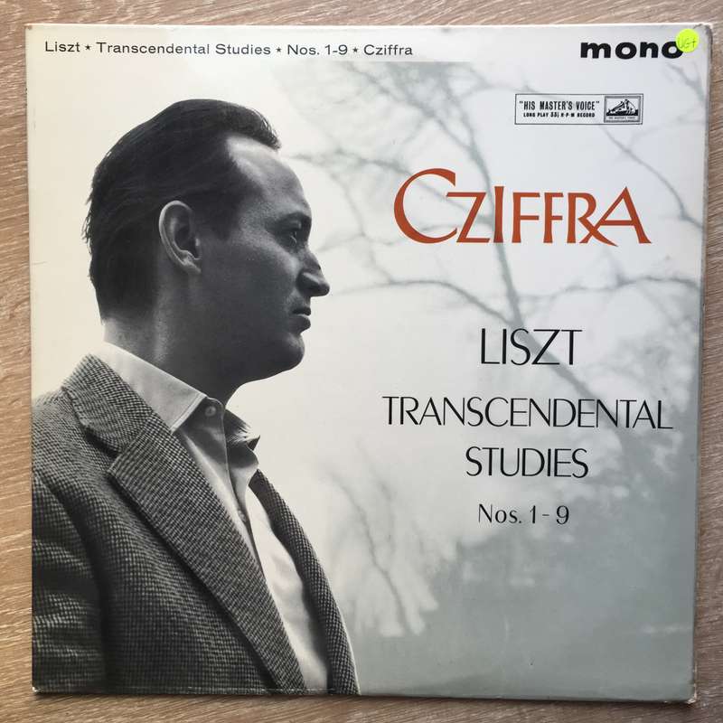 Liszt, Georges Cziffra  Transcendental Studies Nos. 1-9 - Record 1 of 2 Set -  Vinyl Record...
