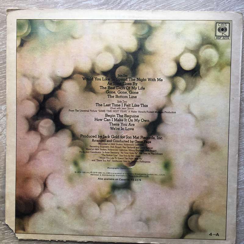 Johnny Mathis - The Best Days of my Life  - Vinyl LP - Opened  - Very-Good+ Quality (VG+)