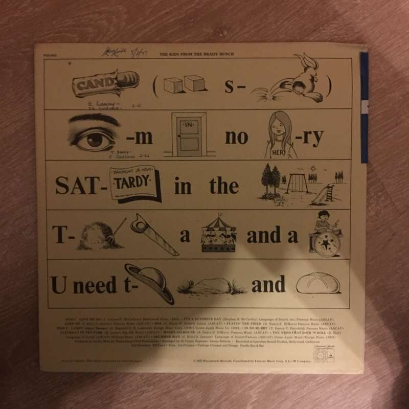 The Kids From The Brady Bunch - Vinyl LP Record - Opened  - Very-Good+ Quality (VG+)