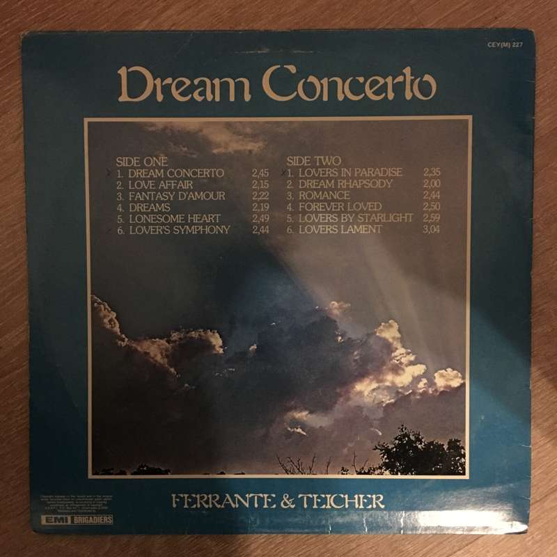 Ferrante and Teicher - Dream Concerto - Vinyl LP Record - Opened  - Very-Good Quality (VG)