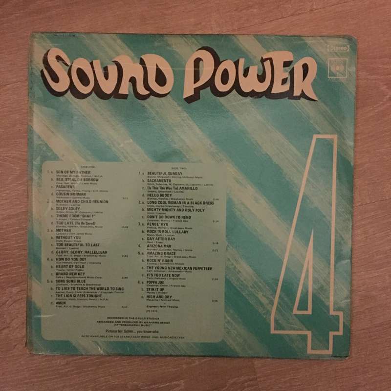Sound Power 4 - Vinyl LP Record - Opened  - Very-Good- Quality (VG-)