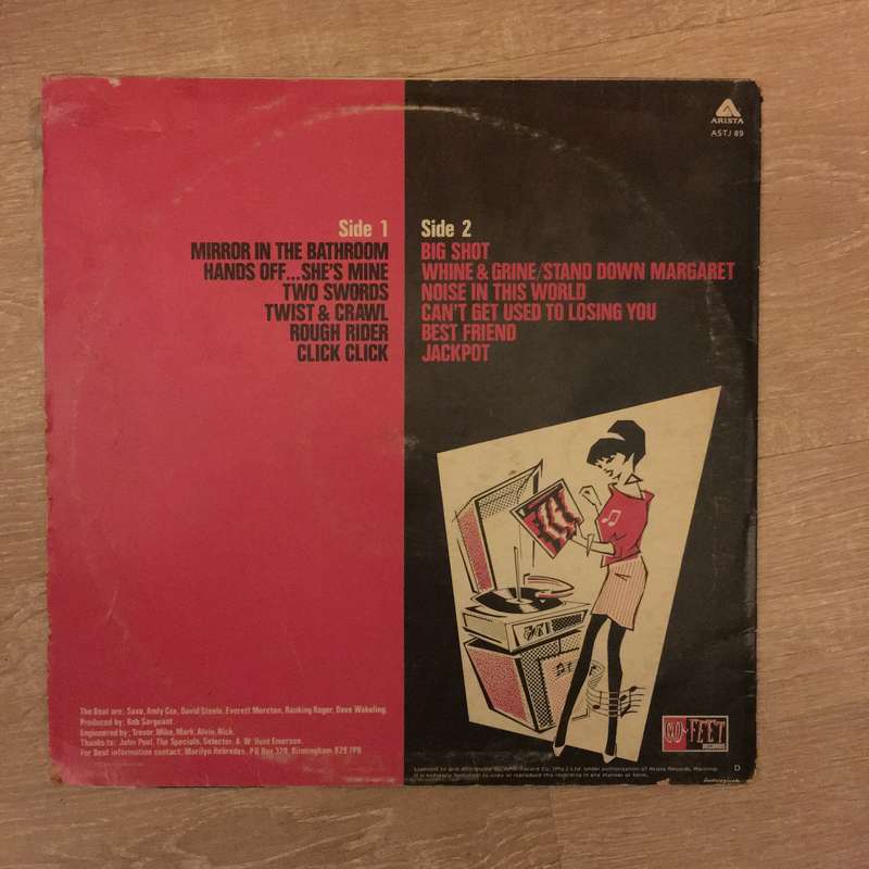 The Beat - I Just Can't Stop It -  Vinyl LP Record - Opened  - Good Quality (G)