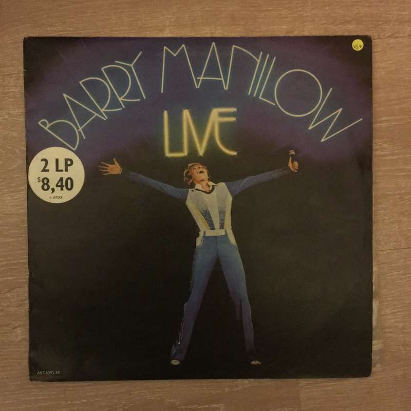 Barry Manilow - Live  - Double Vinyl LP Record - Very-Good+ Quality (VG+)