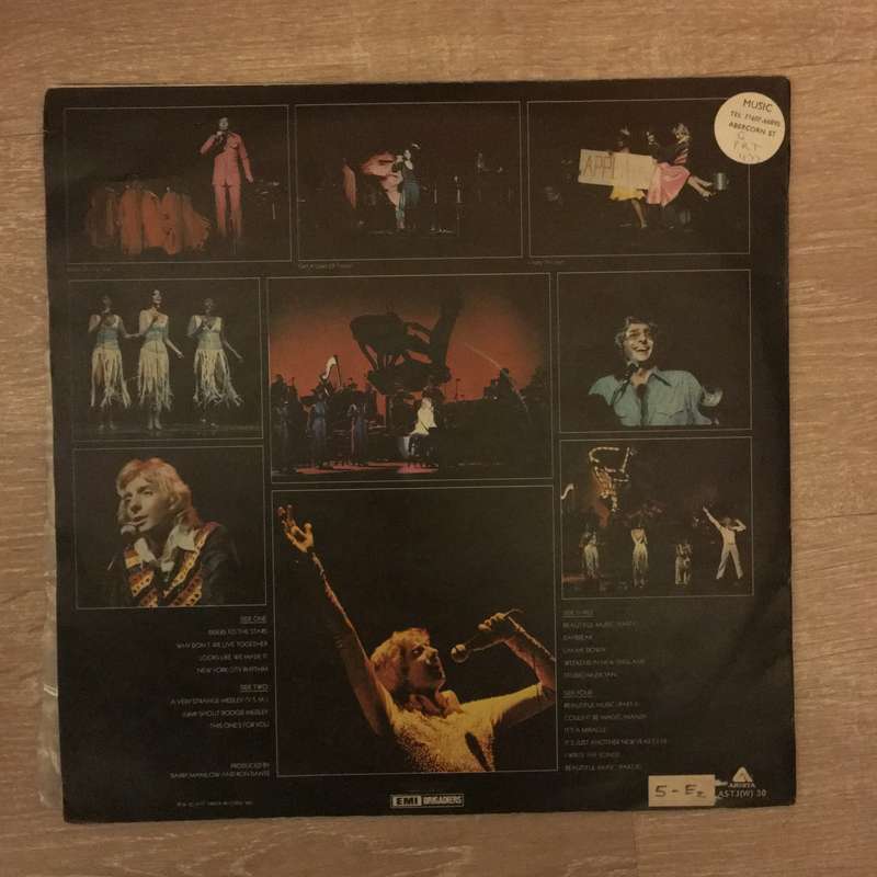 Barry Manilow - Live  - Double Vinyl LP Record - Very-Good+ Quality (VG+)