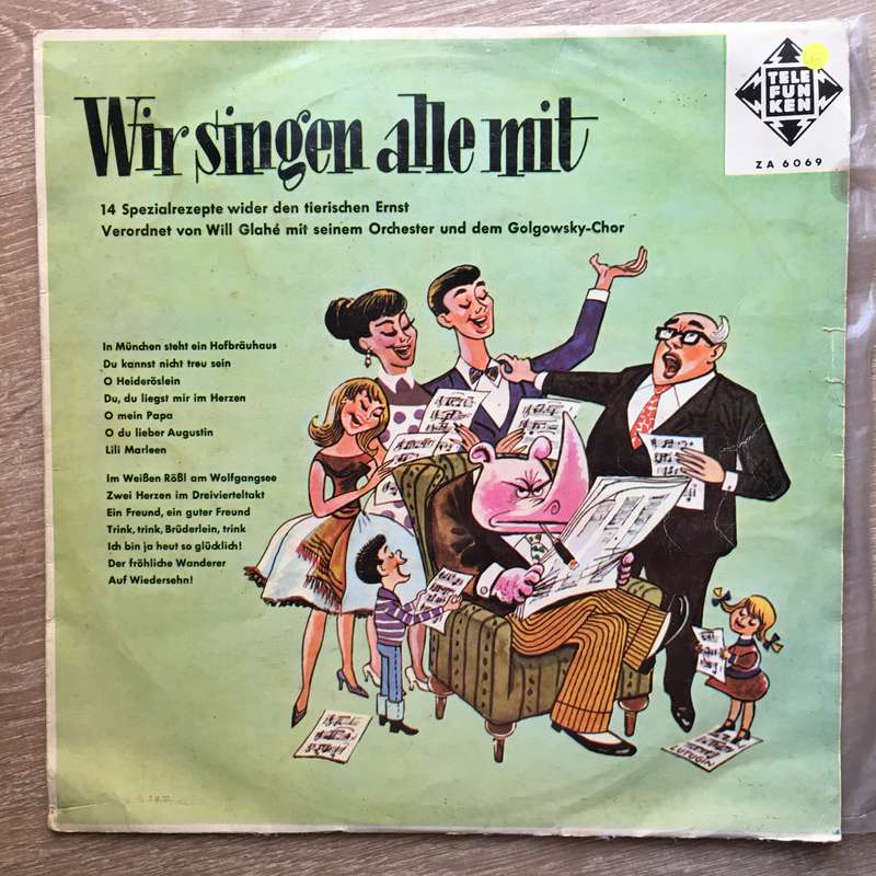 Wir Singen Alle Mit  - Vinyl LP Record - Opened  - Very-Good Quality (VG)