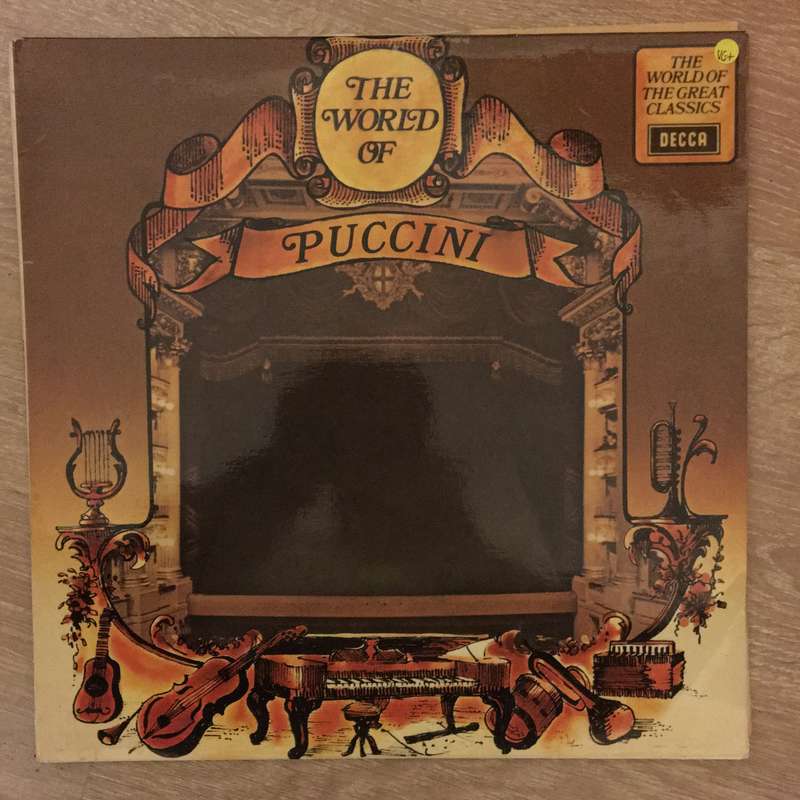 The World Of Puccini - Vinyl LP Record - Opened  - Very-Good+ Quality (VG+)
