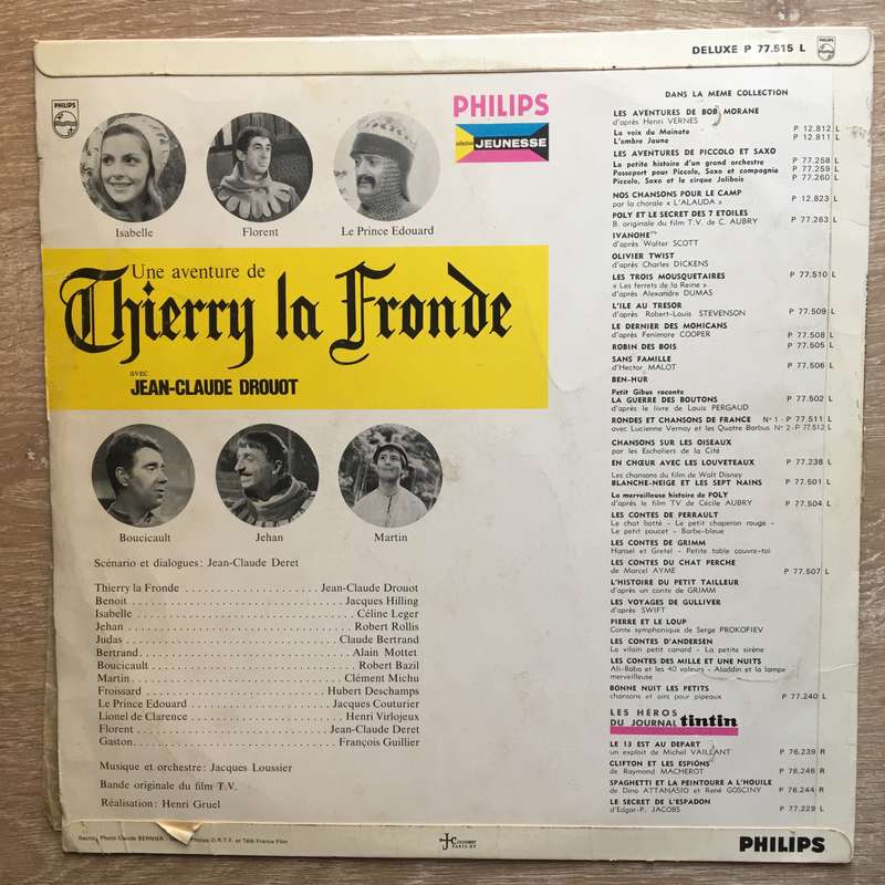 Thierry La FrondeJean -Claude Drouot  - Vinyl LP Record - Opened  - Very-Good Quality (VG)