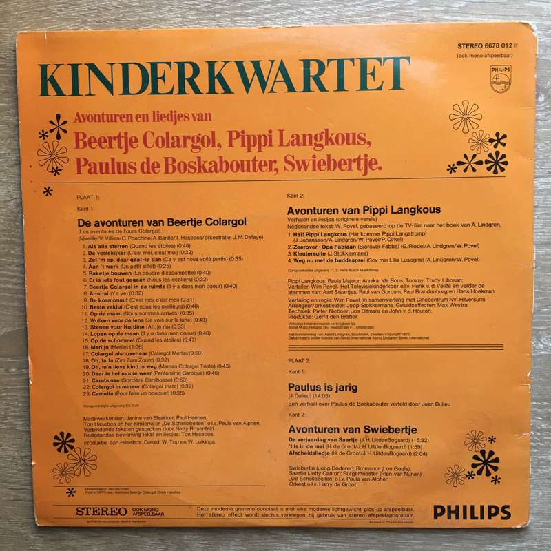 Kinderkwartet -  Vinyl LP Record - Opened  - Good Quality (G)