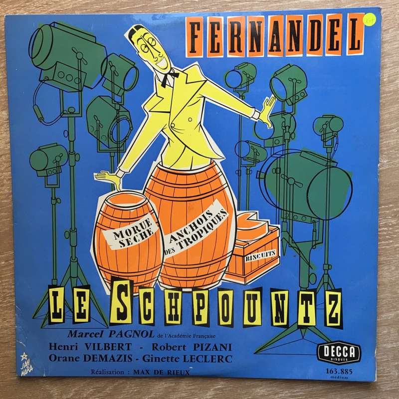 Marcel Pagnol  - Fernandel  Le Schpountz  - Vinyl LP Record - Opened  - Very-Good+ Quali...