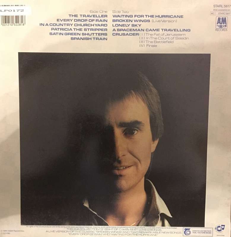 Chris De Burgh  - Best Moves - Vinyl LP Record - Very-Good+ Quality (VG+)