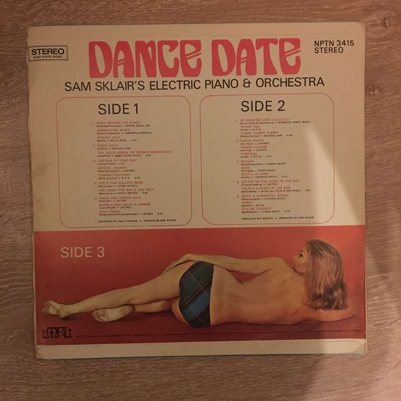Sam Sklair - Dance Date - Vinyl LP Record - Opened  - Good+ Quality (G+)