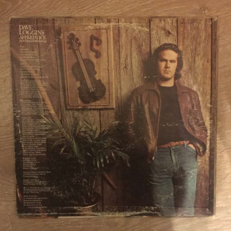 Dave Loggins  Apprentice (In A Musical Workshop) - Vinyl LP Record - Opened  - Very-Good+ Q...