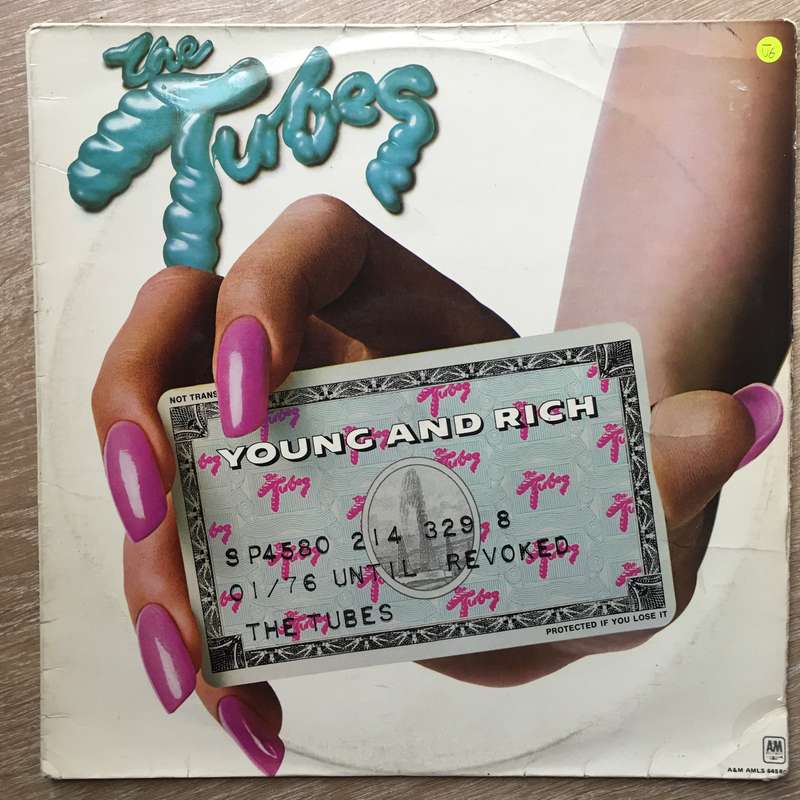 The Tubes - Young and Rich - Vinyl LP Record - Opened  - Very-Good- Quality (VG-)
