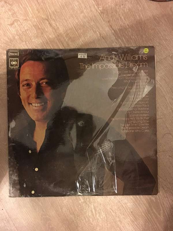 Andy Williams - The Impossible Dream - Vinyl LP Record - Very-Good+ Quality (VG+)