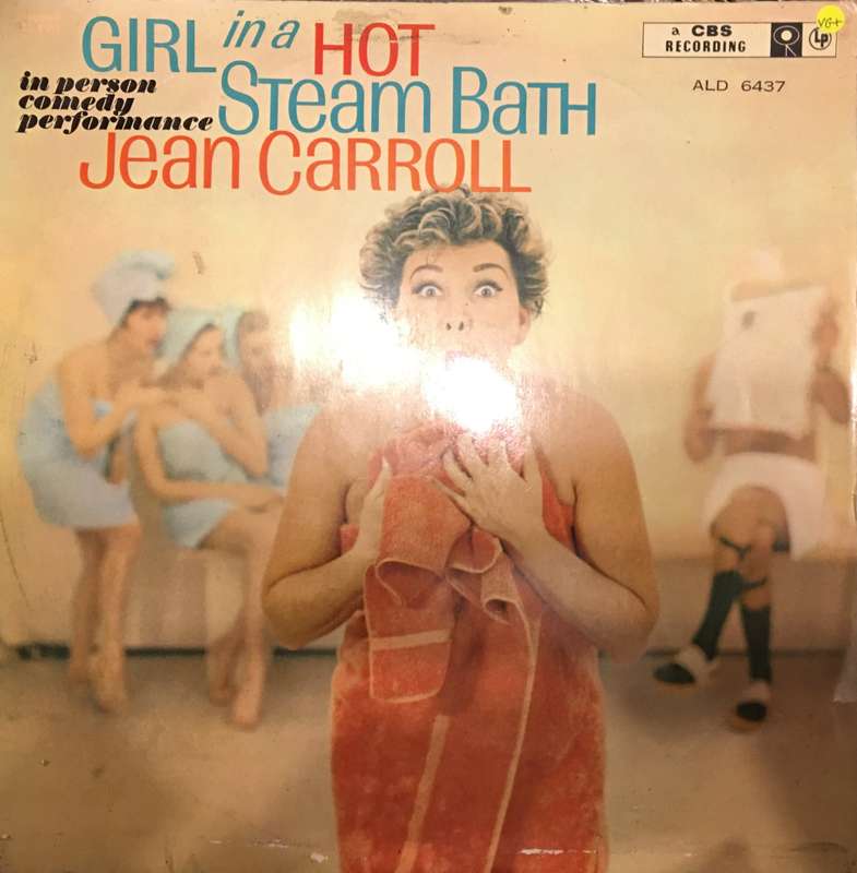 Jean Carroll  Girl In  Hot Steam Bath - Vinyl LP Record - Opened  - Very-Good+ Quality (VG+)