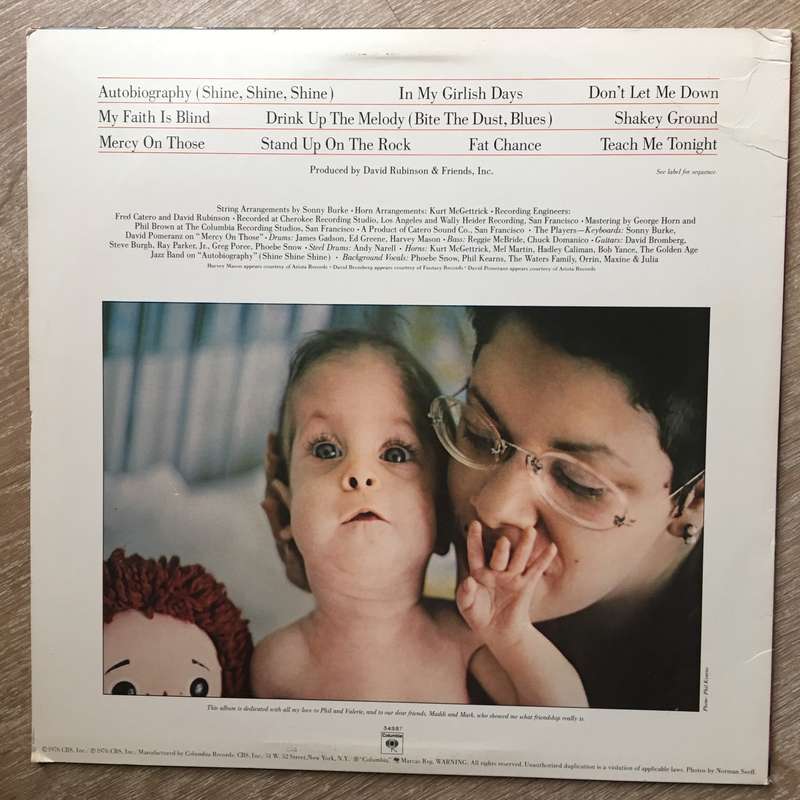 Phoebe Snow  It Looks Like Snow - Vinyl LP Record - Opened  - Very-Good+ Quality (VG+)
