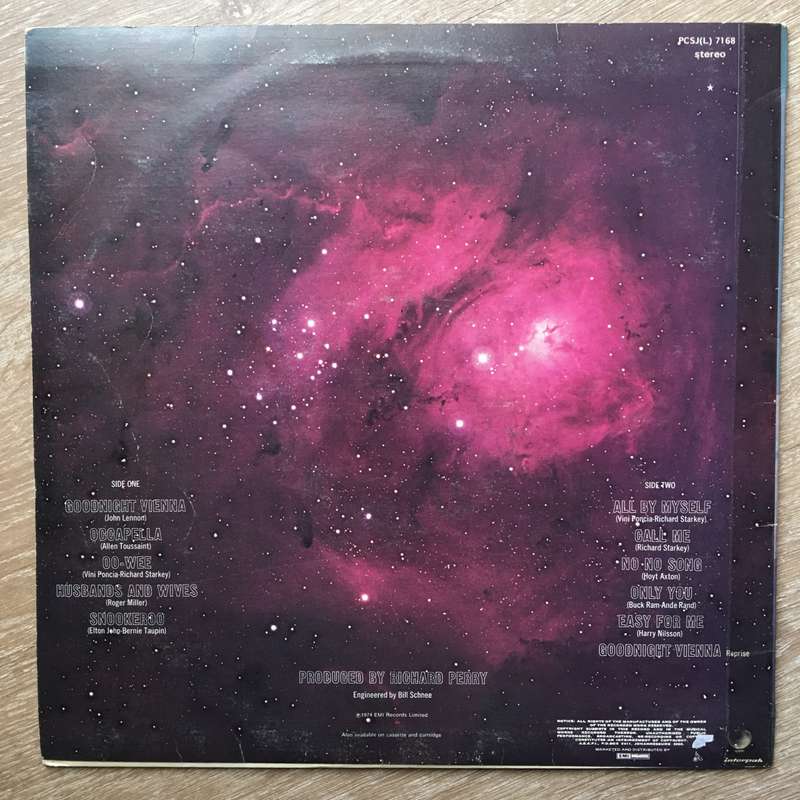 Ringo Starr  Goodnight Vienna  Vinyl LP Record - Opened  - Good+ Quality (G+)