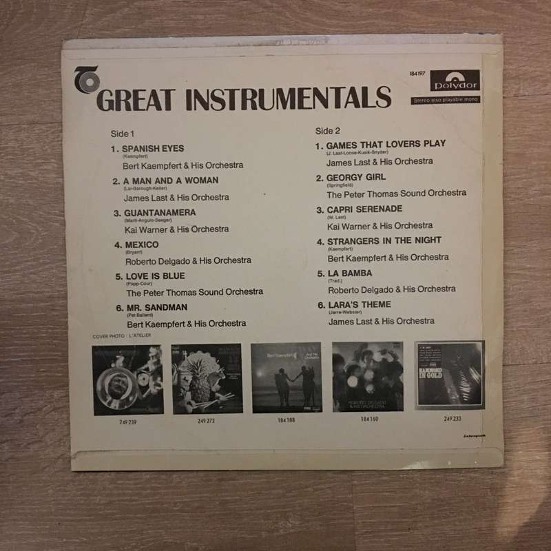 Great Instrumentals - Vinyl LP Record - Opened  - Good+ Quality (G+)