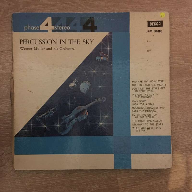 Werner Muller and His Orchestra - Percussion In The Sky - Vinyl LP Record - Opened  - Good+ Quali...