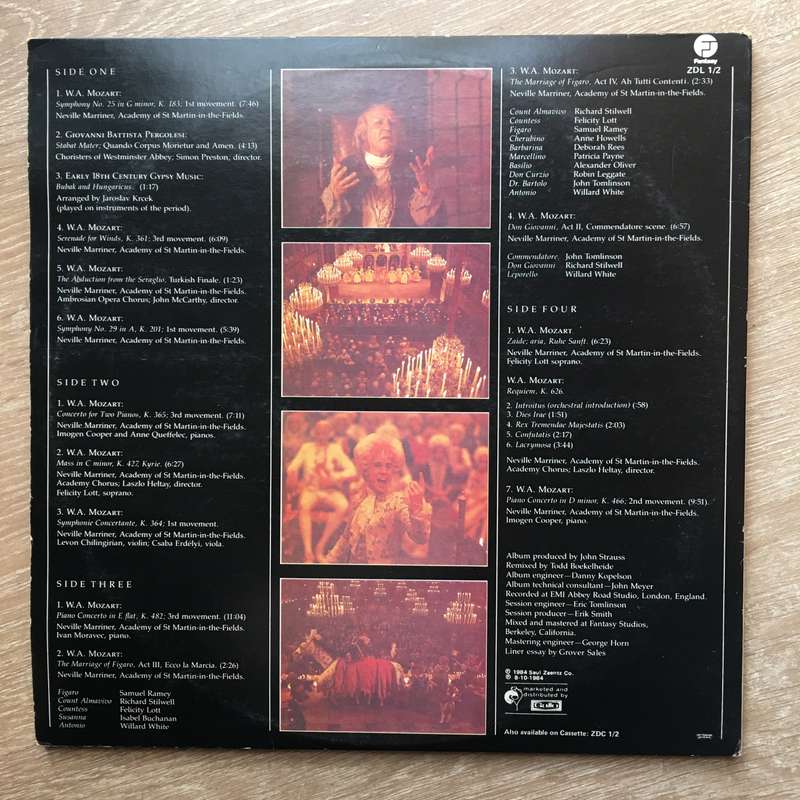 Amadeus - Original Soundtrack - Double Vinyl LP Record - Opened  - Very-Good+ Quality (VG+)
