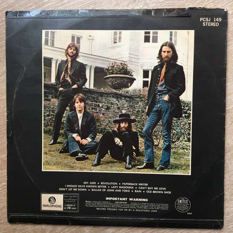 Beatles  Hey Jude  Vinyl LP Record - Opened  - Good+ Quality (G+)