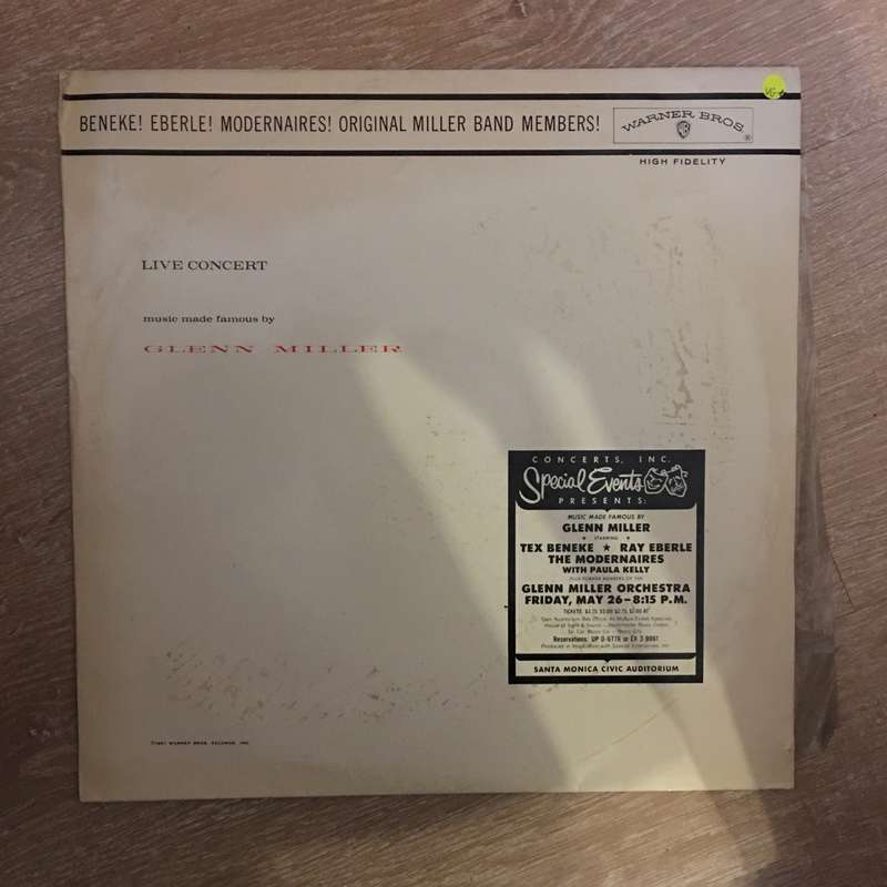 Beneke, Eberle,  Modernaires - Original Glen Miller Band -  Vinyl LP - Opened  - Very-Good+ Quali...