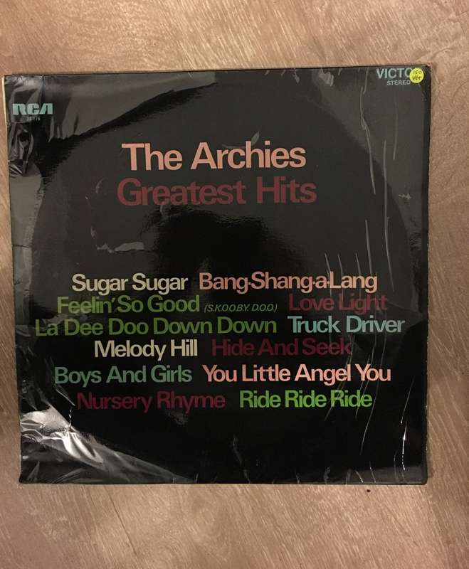 The Archies  - Greatest Hits - Vinyl LP Record - Opened  - Very-Good+ Quality (VG+)