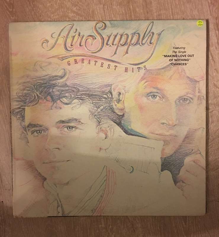 Air Supply - Greatest Hits - Vinyl LP Record - Opened  - Very-Good+ Quality (VG+)