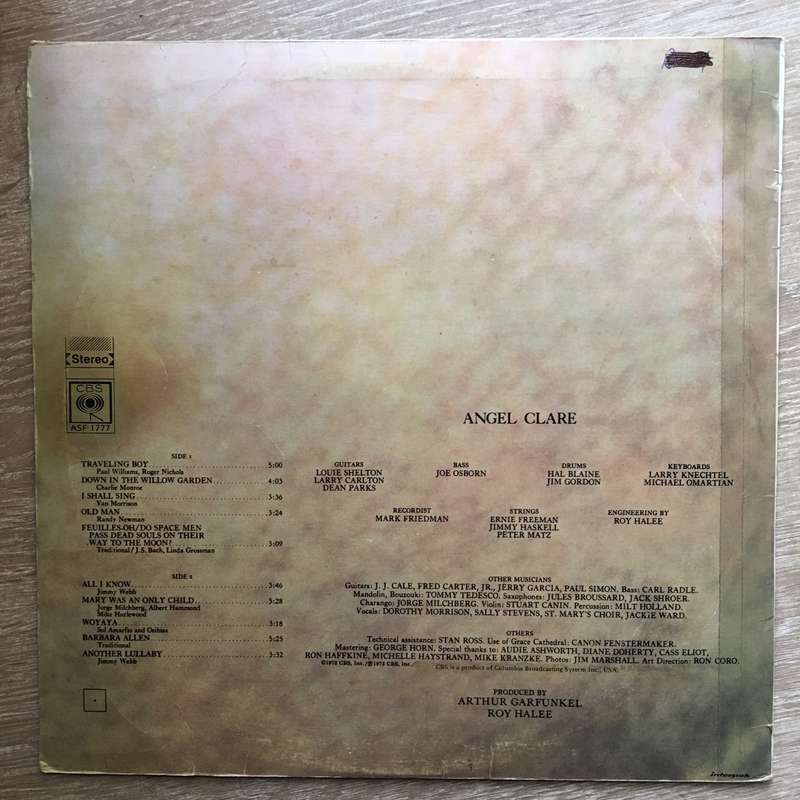 Art Garfunkel  Angel Clare - Vinyl LP Record - Opened  - Very-Good Quality (VG)