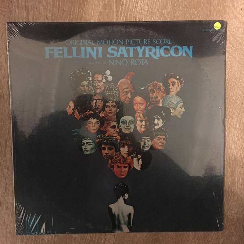Nino Rota  Original Motion Picture Score - Fellini Satyricon -  Vinyl LP - New Sealed