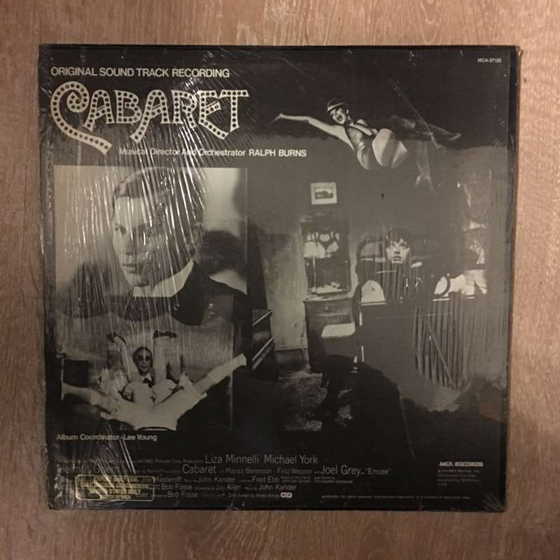 Cabaret - Original Soundtrack Recording -  Vinyl LP Record - Opened  - Very-Good+ Quality (VG+)