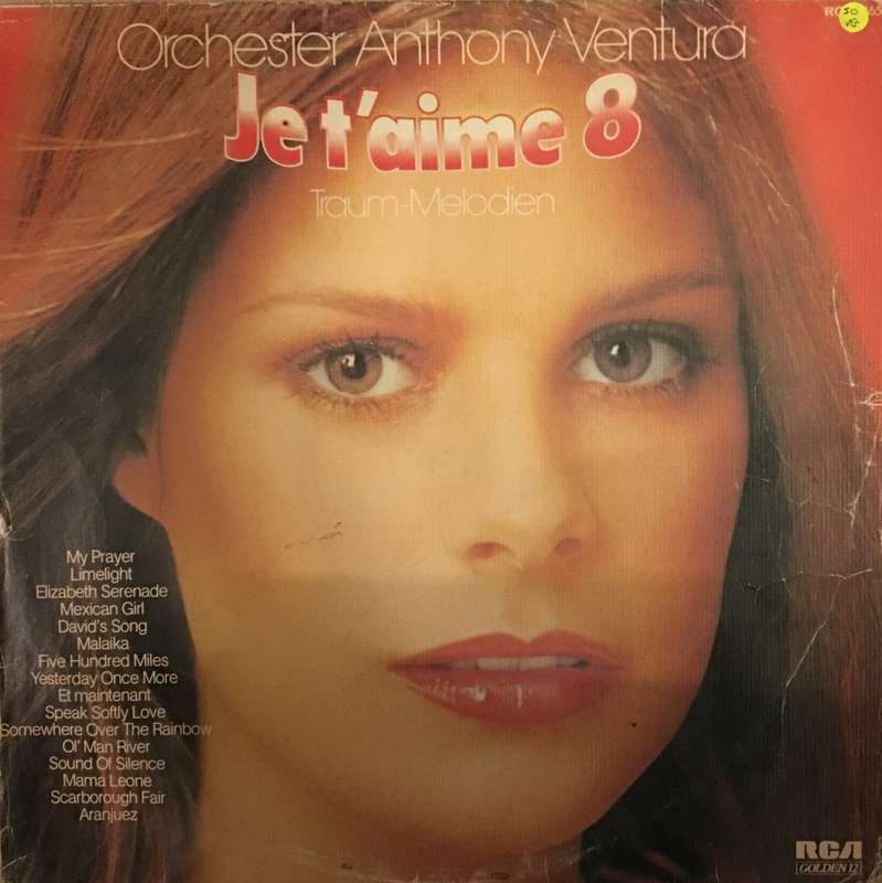 Anthony Ventura Orchestra  - Je'Taime 8 - Vinyl LP Record - Opened  - Very-Good Quality (VG)