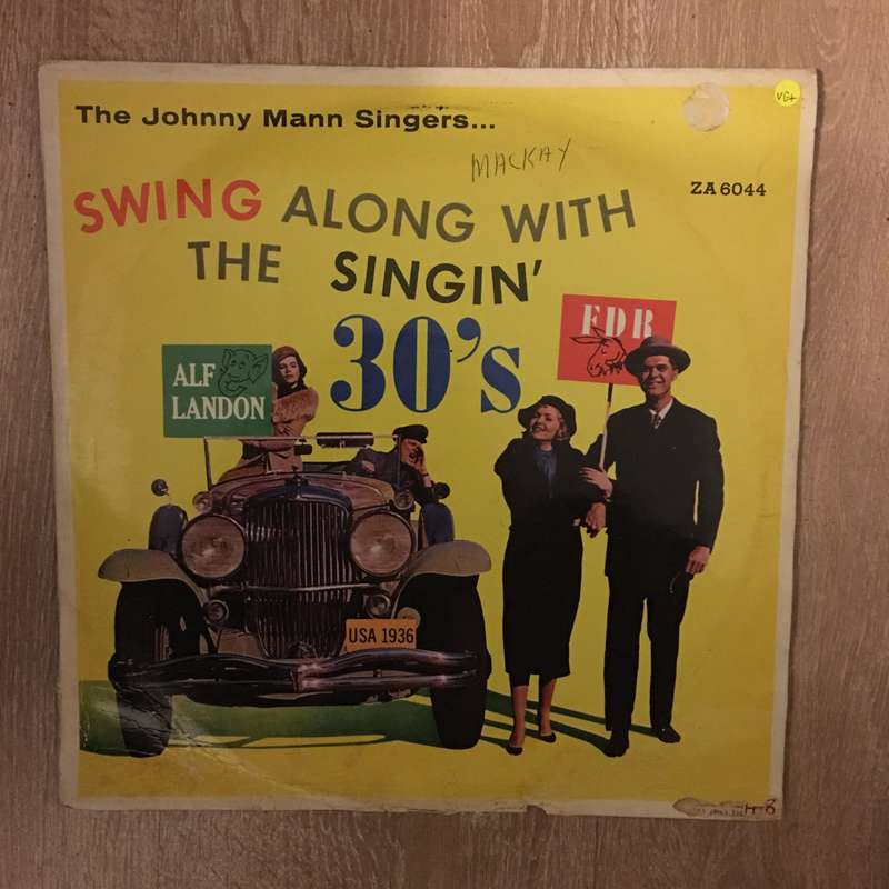 The Johnny Mann Singers  Swing Along With The Singin' 30's - Vinyl LP - Opened  - Very-Good...