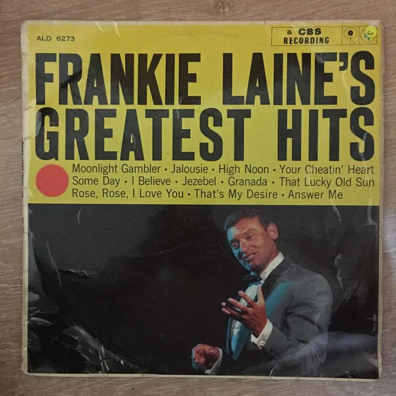 Frankie Laine's Greatest Hits  Vinyl LP Record - Opened  - Good+ Quality (G+)
