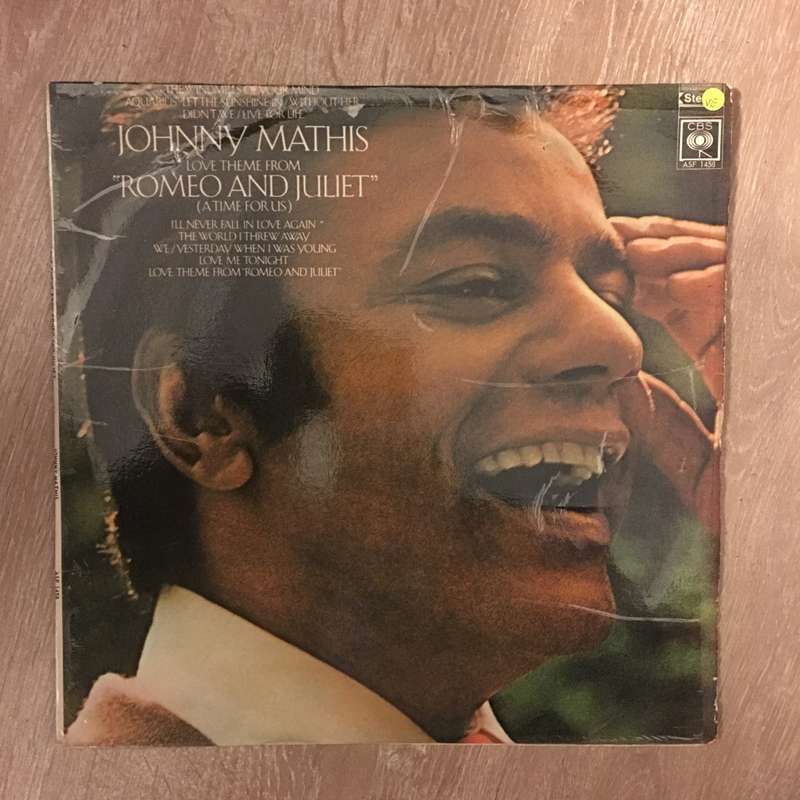 Johnny Mathis - Love Theme From Romeo & Juliet -  Vinyl LP Record - Opened  - Very-Good Quality (VG)
