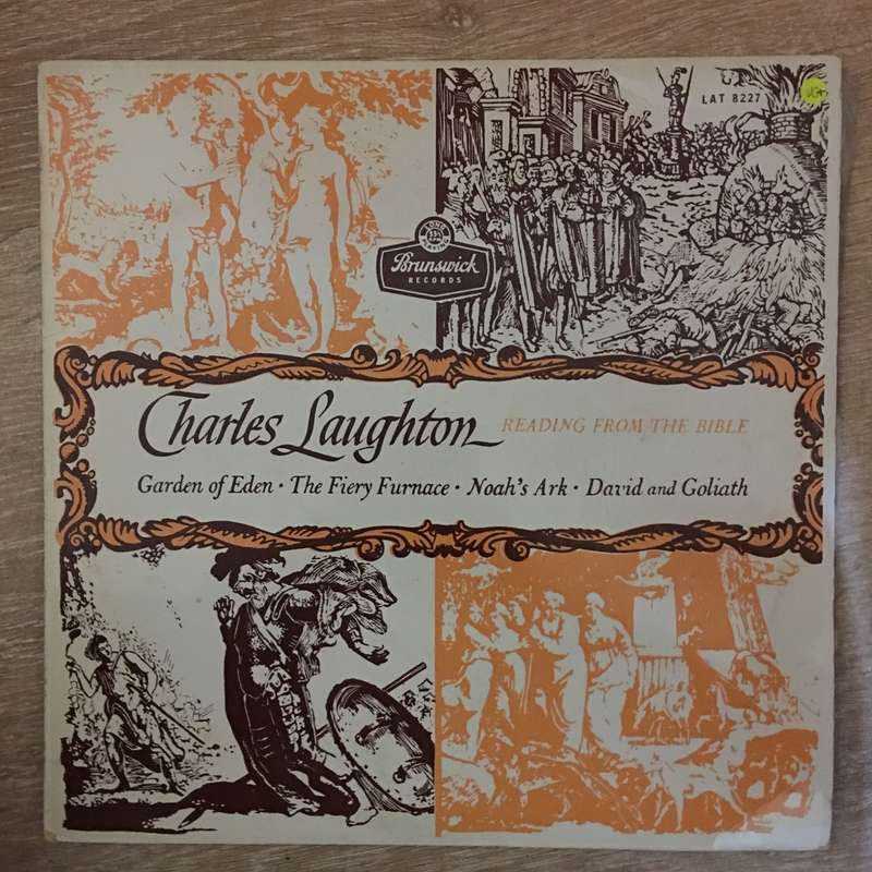 Charles Laughton  Charles Laughton Reading From The Bible  Vinyl LP Record - Very-Goo...