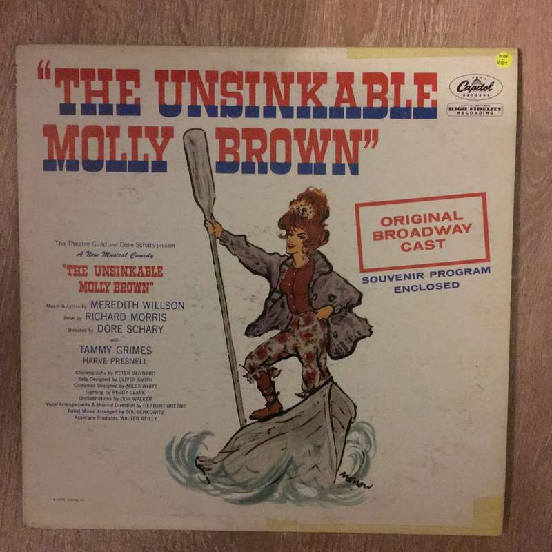 The Unsinkable Molly Brown - Original Broadway Cast - Vinyl LP - Opened  - Very-Good+ Quality (VG+)