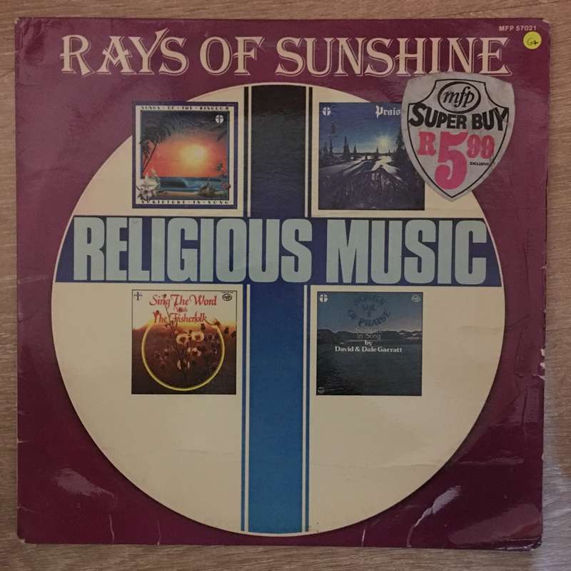 Rays Of Sunshine Religious (Christian Music) - Various  - Vinyl LP Record - Opened  - Good+ Quali...