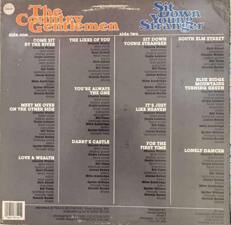 The Country Gentlemen - Sit Down Young Stranger - Vinyl LP Record - Opened  - Very-Good+ Quality ...