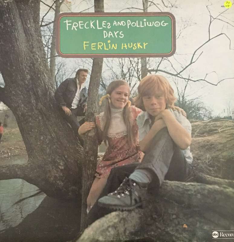 Ferlin Husky - Freckles and Polliwog Days - Vinyl LP Record - Opened  - Very-Good+ Quality (VG+)