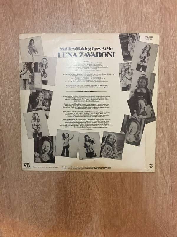 Lena Zavaroni - Ma - He's Making Eyes At Me - Vinyl LP Record - Opened  - Very-Good Quality (VG)
