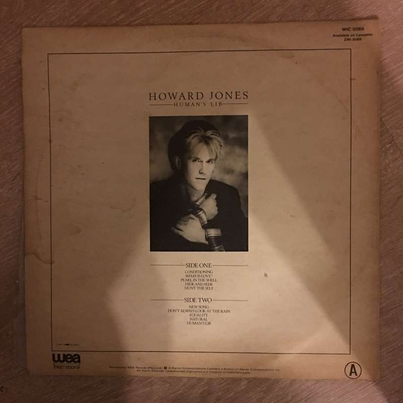 Howard Jones - Humans Lib - Vinyl LP Record  - Very-Good+ Quality (VG+)
