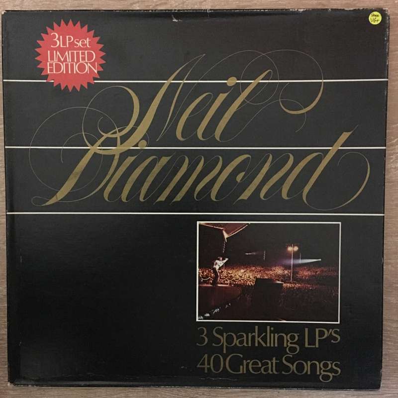 Neil Diamond - Rare Limited Edition  3 x  Vinyl LP Record Box Set - Includes Sheet Music - ...