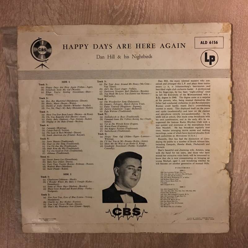 Dan Hill - Happy Days Are Here Again - Vinyl LP Record - Opened  - Good Quality (G)