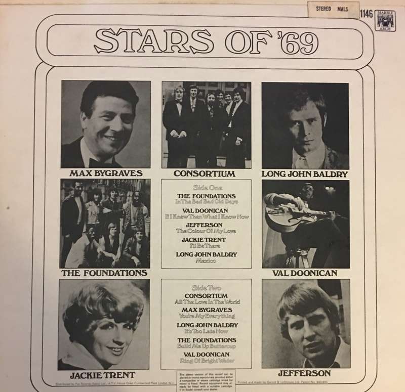 Stars of '69 - Vinyl LP Record - Good Quality (G)